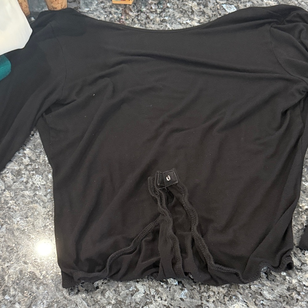 Black Women's Backless Bodysuit